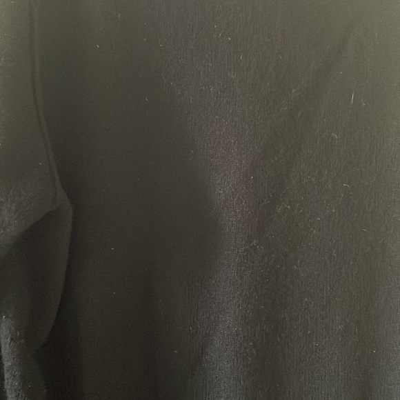 New with flaw mens basic v insert sweater lambs wool black - Picture 6 of 8